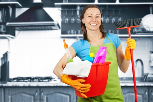 Professional domestic cleaning service in a W5 family home