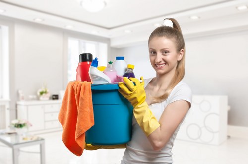 Detailed kitchen and bathroom cleaning for an Airbnb property in W5